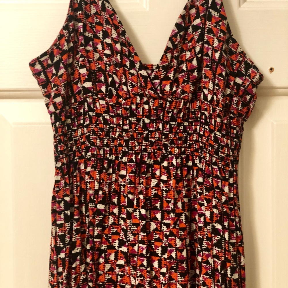 Printed maxi dress